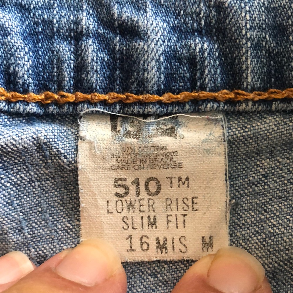 Levi’s Women’s 510 jeans, inseam is 29.5, rise is 11.